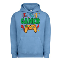 Pigment Pebble Blue the best gamer Urban Hoodie - JahusDesignShop