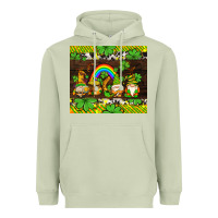 Matcha western st patricks gnomes Heavyweight Hoodie - AdoDesignShop