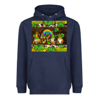 Navy western st patricks gnomes Heavyweight Hoodie - AdoDesignShop