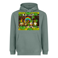 Sage western st patricks gnomes Heavyweight Hoodie - AdoDesignShop