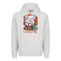 Dove Grey merry Christmas pig Premium Hoodie - CowhideDigitalArt