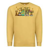 Antique Gold be the light Premium Sweatshirt - AdoDesignShop