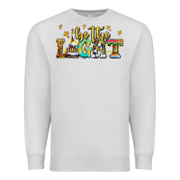 Dove Grey be the light Premium Sweatshirt - AdoDesignShop