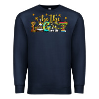 Navy be the light Premium Sweatshirt - AdoDesignShop