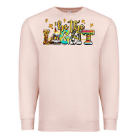 Pale Pink be the light Premium Sweatshirt - AdoDesignShop