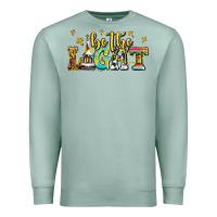 Seafoam be the light Premium Sweatshirt - AdoDesignShop