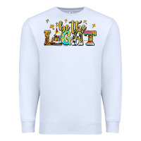 White be the light Premium Sweatshirt - AdoDesignShop