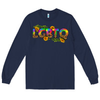 Navy western lgbtq Long Sleeve Tee - BundleAndBundleShop