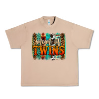 Burro mom of twins western brushstroke Urban Heavy Tee - OliviaCreatesArt