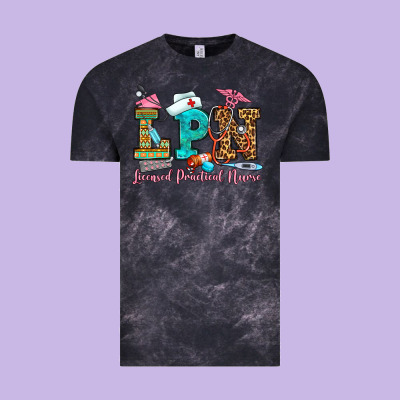 Licensed Practical Nurse Vintage Tee Designed By Oliviacreatesart
