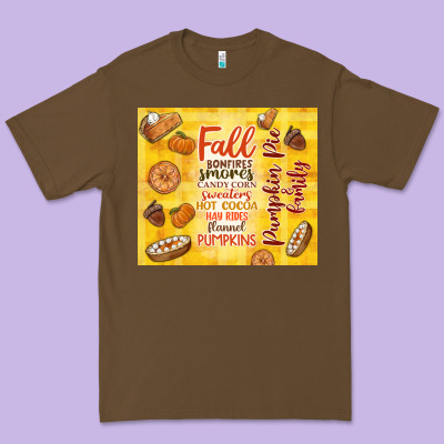 Pumpkin Pie And Family Premium Tee Designed By Tumblerdesignbyshophia