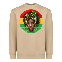 Mushroom black women Heavyweight Sweatshirt - BarkalooDesign