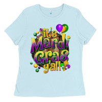 Its Mardi Gras Yall Ladies Tee | Teevron