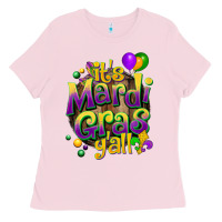 Bubblegum Pink its mardi gras yall Ladies Tee - CowGirlArtShop