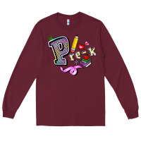 Burgundy pre k Long Sleeve Tee - RanaPortraitStore