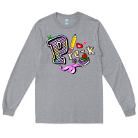 Heather Grey pre k Long Sleeve Tee - RanaPortraitStore
