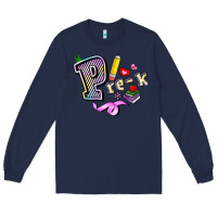 Navy pre k Long Sleeve Tee - RanaPortraitStore