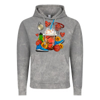 Cloud Rock Basketball Frappe Coffee Vintage Hoodie - FaDigitalArtStudio