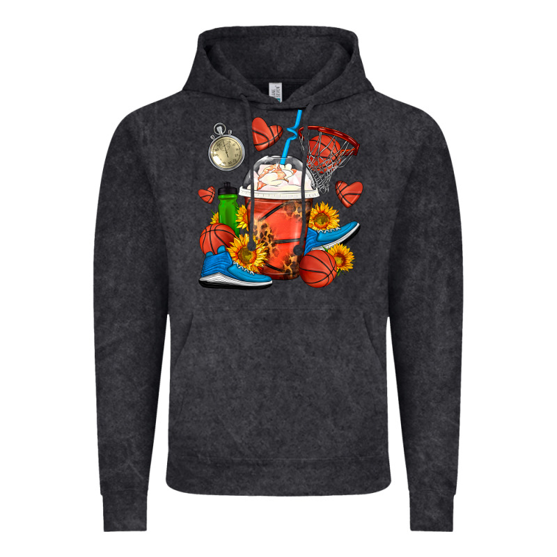 Basketball Frappe Coffee Vintage Hoodie by FaDigitalArtStudio | Teevron