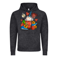 Vintage Black Basketball Frappe Coffee Vintage Hoodie - FaDigitalArtStudio