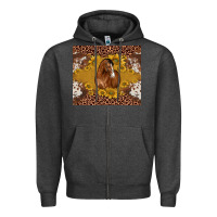 Charcoal Heather horse Zipper Hoodie - BarkalooDesign