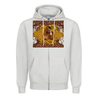 Dove Grey horse Zipper Hoodie - BarkalooDesign