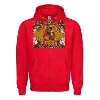 Red horse Zipper Hoodie - BarkalooDesign
