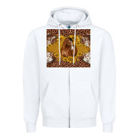White horse Zipper Hoodie - BarkalooDesign