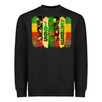 Black juneteenth brushstrokes Heavyweight Sweatshirt - BarkalooDesign