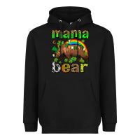 Black st patricks mama  bear Heavyweight Hoodie - AdoDesignShop