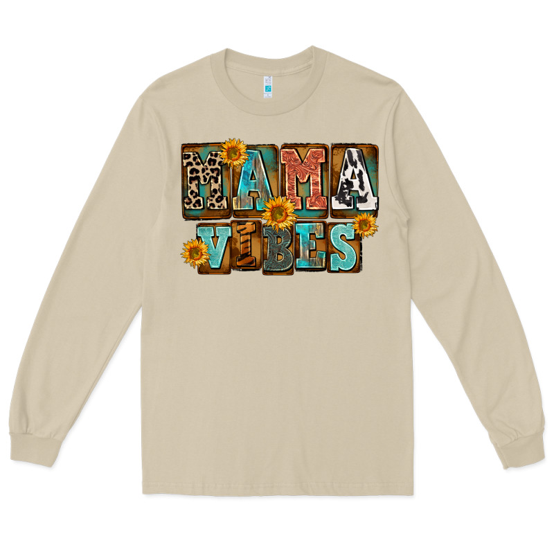 Western Mama Vibes Mother's Day Long Sleeve Tee by FaDigitalArtStudio | Teevron