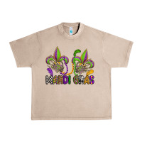 French Oak mardi gras skeleton hands  fleur de lis Urban Heavy Tee - OliviaCreatesArt