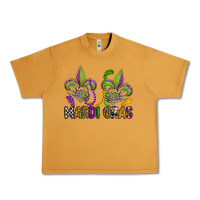 Peanut Butter mardi gras skeleton hands  fleur de lis Urban Heavy Tee - OliviaCreatesArt