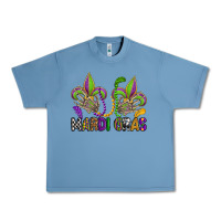 Pebble Blue mardi gras skeleton hands  fleur de lis Urban Heavy Tee - OliviaCreatesArt