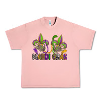 Salmon mardi gras skeleton hands  fleur de lis Urban Heavy Tee - OliviaCreatesArt