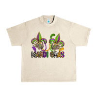 Sandshell mardi gras skeleton hands  fleur de lis Urban Heavy Tee - OliviaCreatesArt