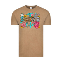 Vintage Coffee scrub life olivia Vintage Tee - OliviaCreatesArt