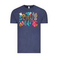 Vintage Denim scrub life olivia Vintage Tee - OliviaCreatesArt