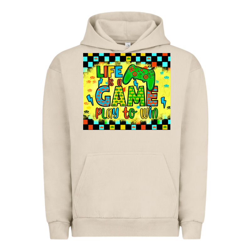 Life Is A Game Play To Win Urban Hoodie by JahusDesignShop | Teevron