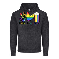 Vintage Black Peace love Pride Vintage Hoodie - FaDigitalArtStudio