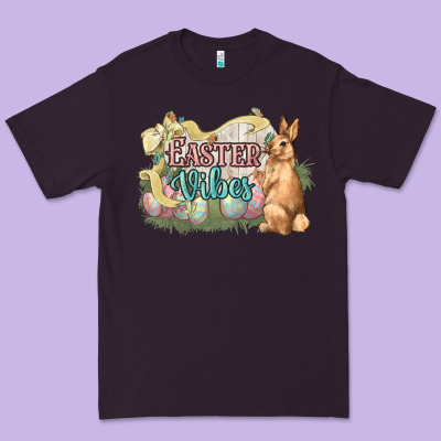 Easter Vibes Easter Day Premium Tee Designed By Howdyjamesfarm