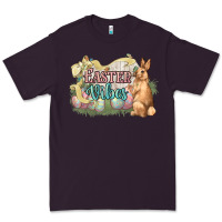 Plum Easter vibes Easter Day Premium Tee - HowdyJamesFarm