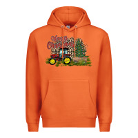 Carrot merry Christmas tractor tree Premium Hoodie - CowhideDigitalArt