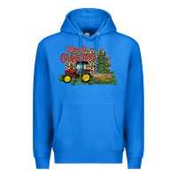 True Royal merry Christmas tractor tree Premium Hoodie - CowhideDigitalArt