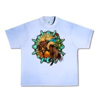Grape Ice gemstone cowboy Urban Heavy Tee - OliviaCreatesArt