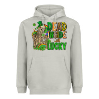 Moon Dust dead inside but lucky  with skeleton Heavyweight Hoodie - AdoDesignShop