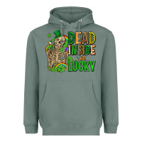 Sage dead inside but lucky  with skeleton Heavyweight Hoodie - AdoDesignShop