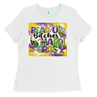 White bead up bitches Ladies Tee - CowGirlArtShop