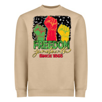 Mushroom freedom juneteenth since 1865 Heavyweight Sweatshirt - BarkalooDesign