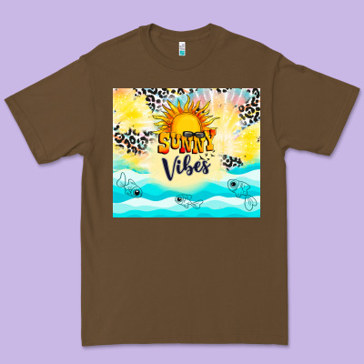 Sunny Vibes Premium Tee Designed By Tumblerdesignbyshophia